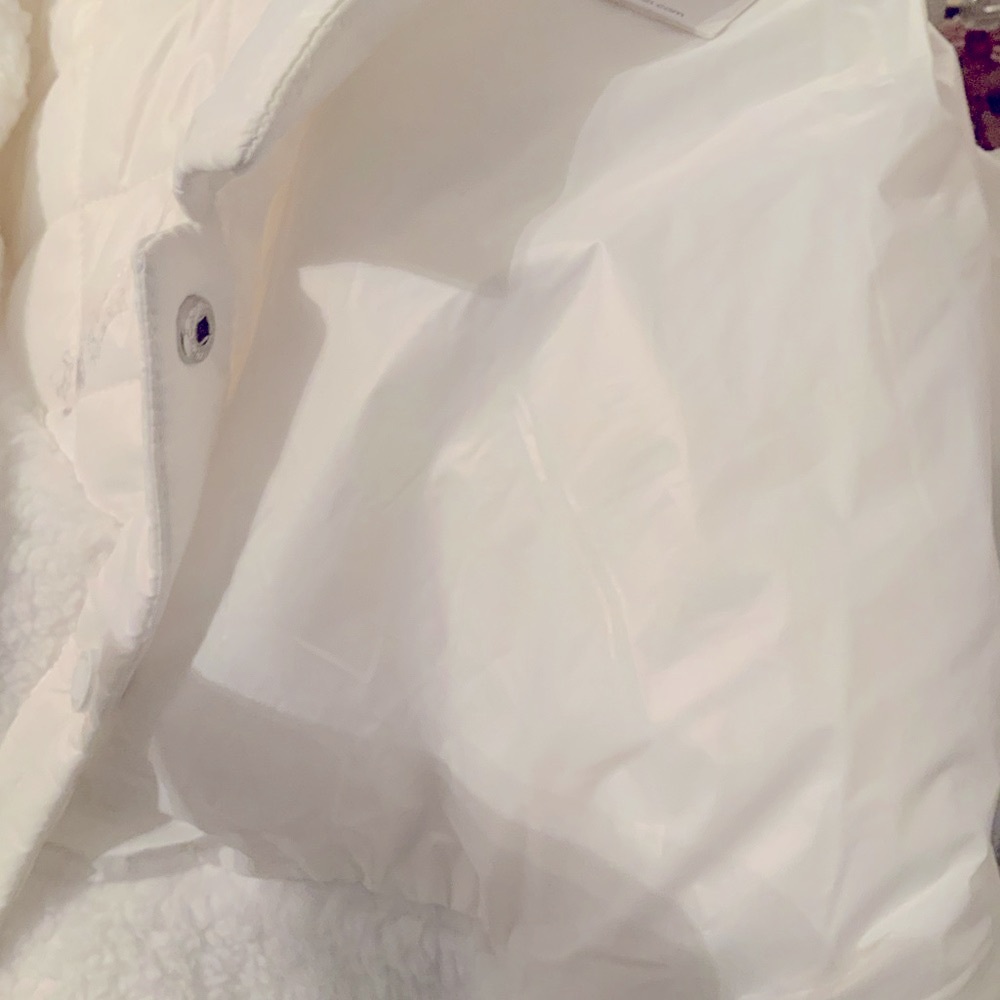 Calvin Klein Ivory Button-Up Jacket - Picture 8 of 10